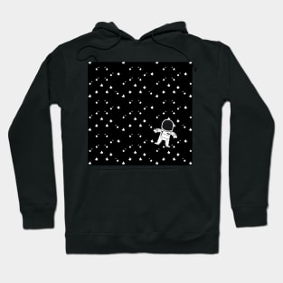 Lil Astronaut in Outerspace Starry Sky Hoodie